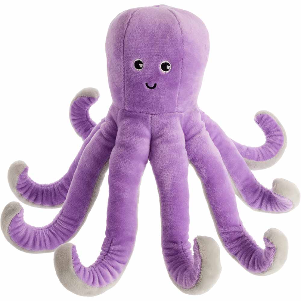 Wilko Oriana the Octopus Plush Soft Toy 25cm Image 1