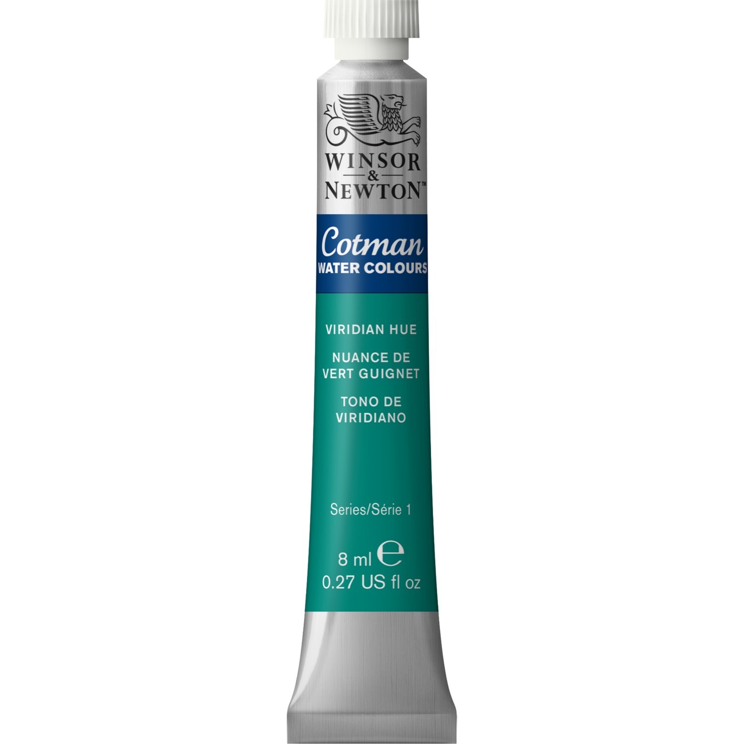 Winsor and Newton Cotman Watercolour Paint - Viridian Hue Image 1