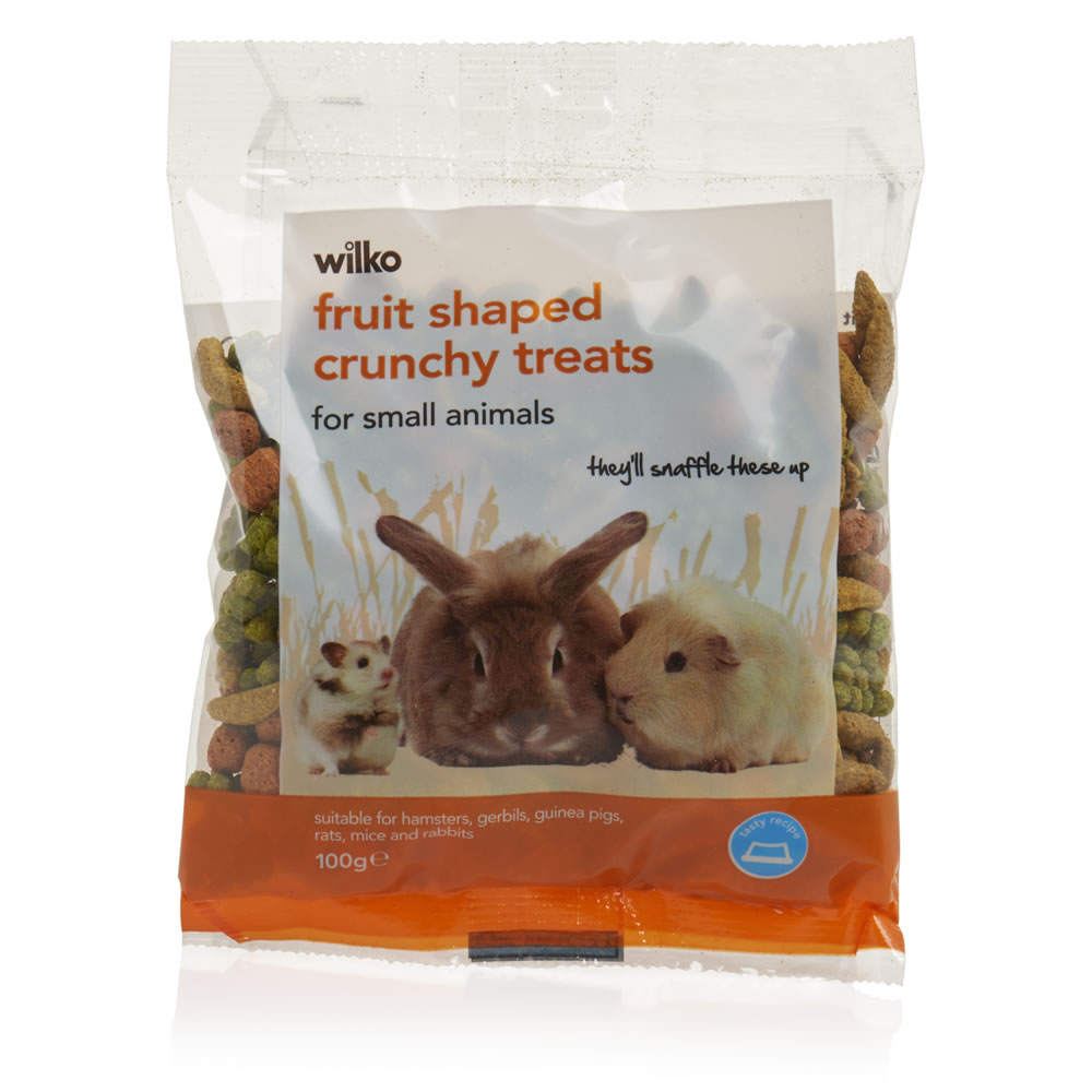 Wilko Small Animal Treats Fruity Crunch 100g Wilko