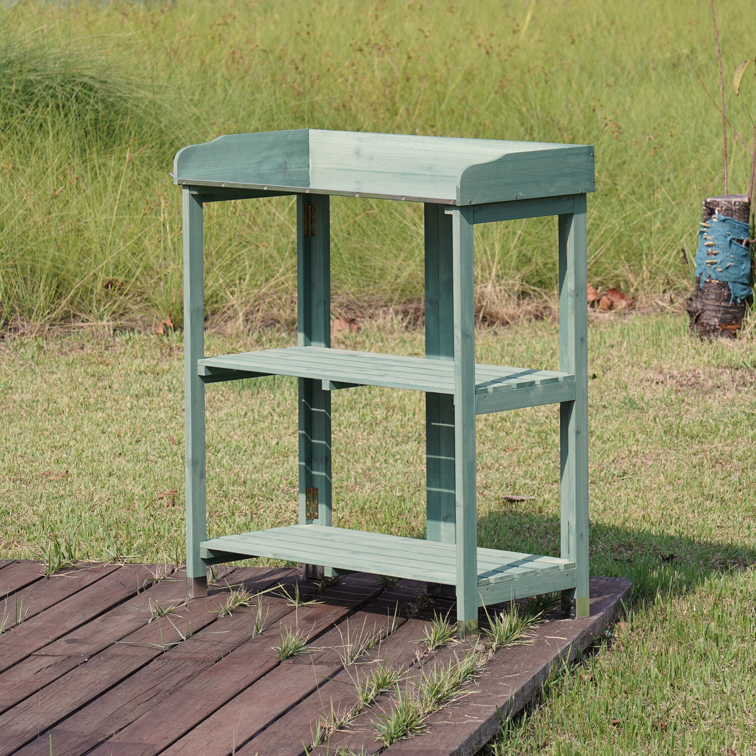 Potting Table Green Image 4