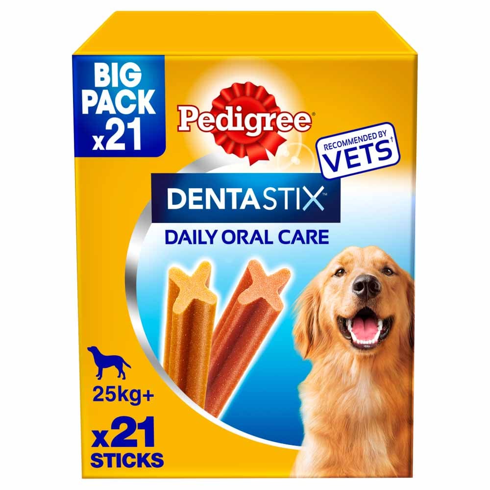 Pedigree Dentastix Daily Adult Large Dog Treats 810g Case of 4 x 21 Pack Image 2