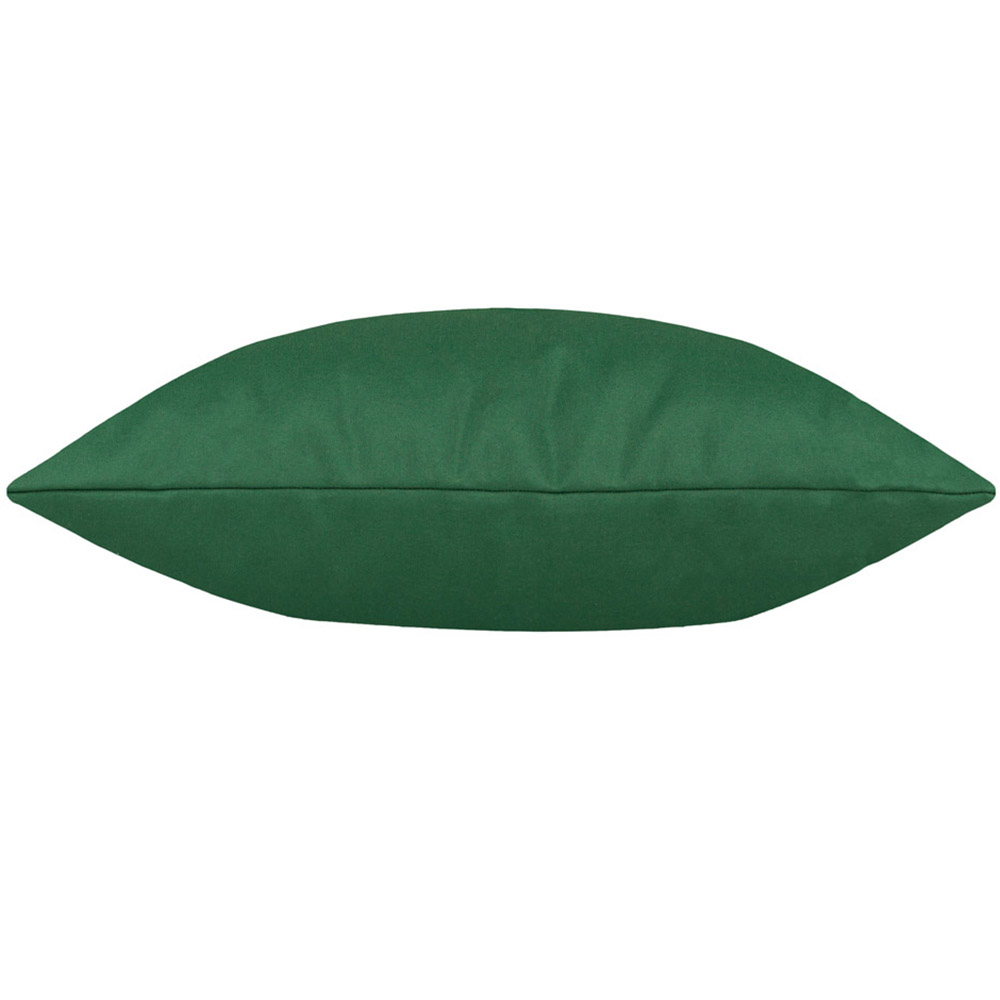 furn. Plain Bottle Green UV and Water Resistant Outdoor Cushion Image 2