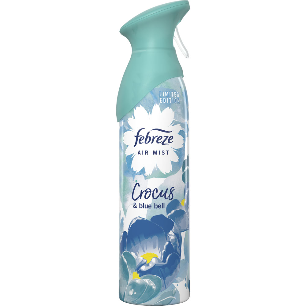 Febreze Crocus and Bluebell Aerosol Air Freshener Spray 300ml Image 1