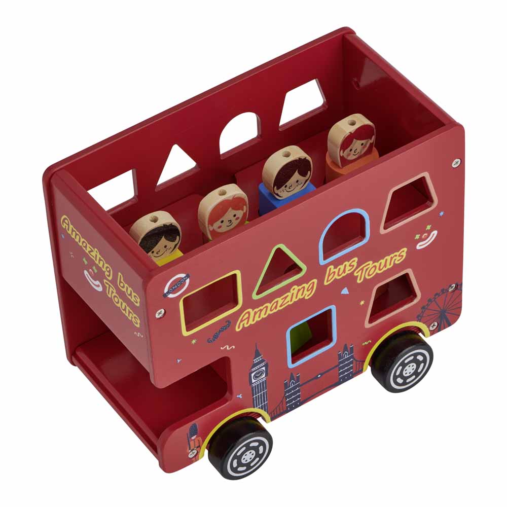 Wilko Little Steps Shape Sorter Bus Image 3