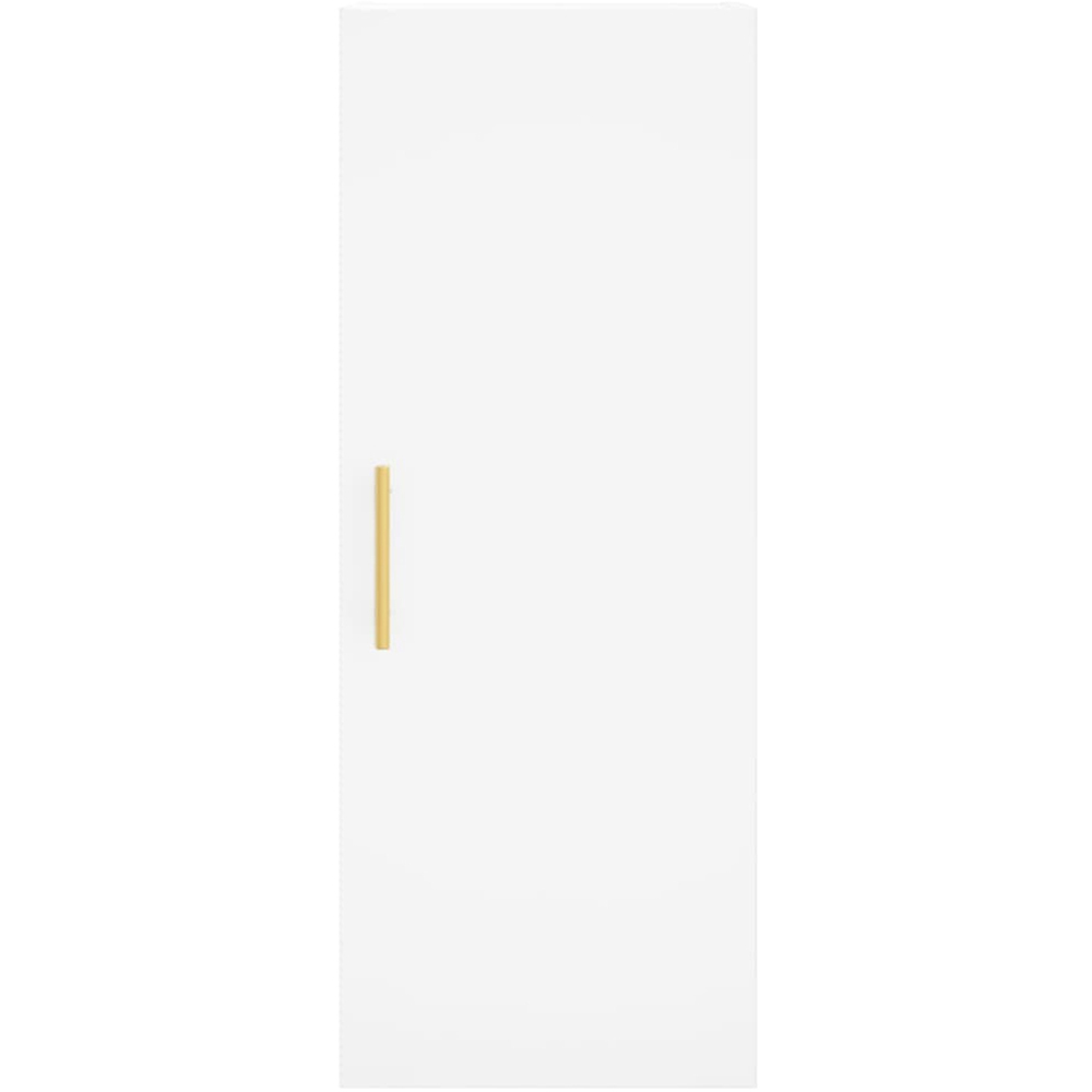 vidaXL Single Door White Wall Mounted Cabinet Image 7