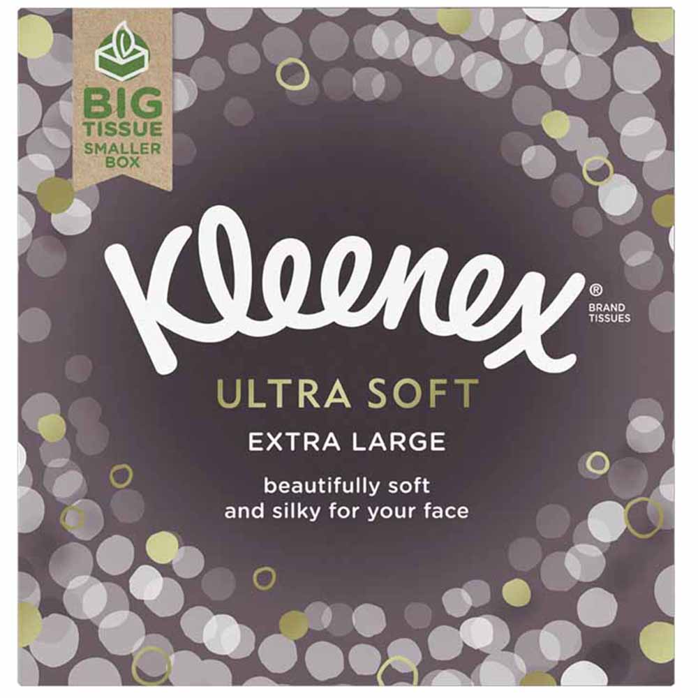 Kleenex 3 Ply Ultra Soft Tissue Box 40 Pack Image 1