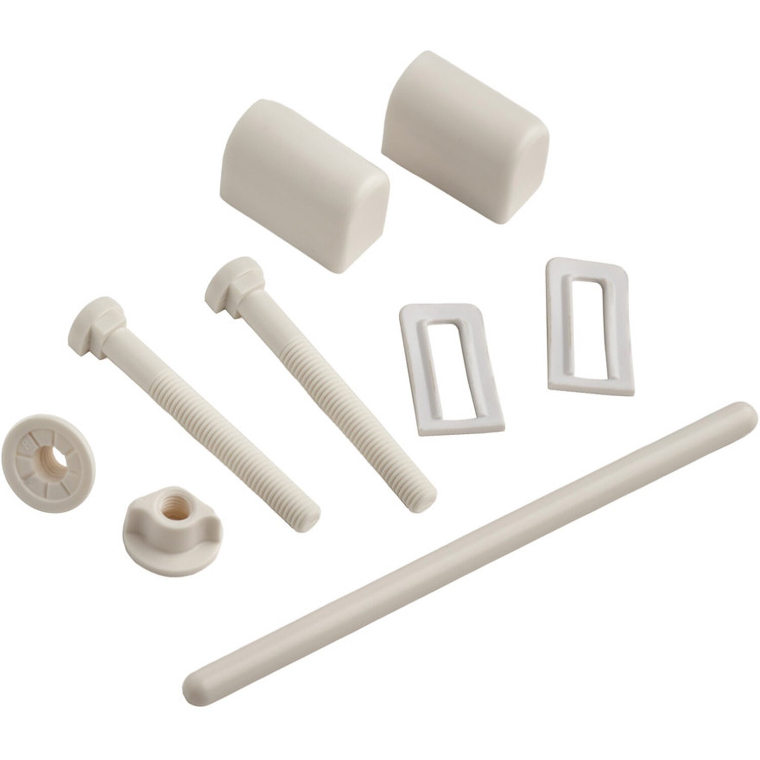 Toilet Seat Hinges - White Image