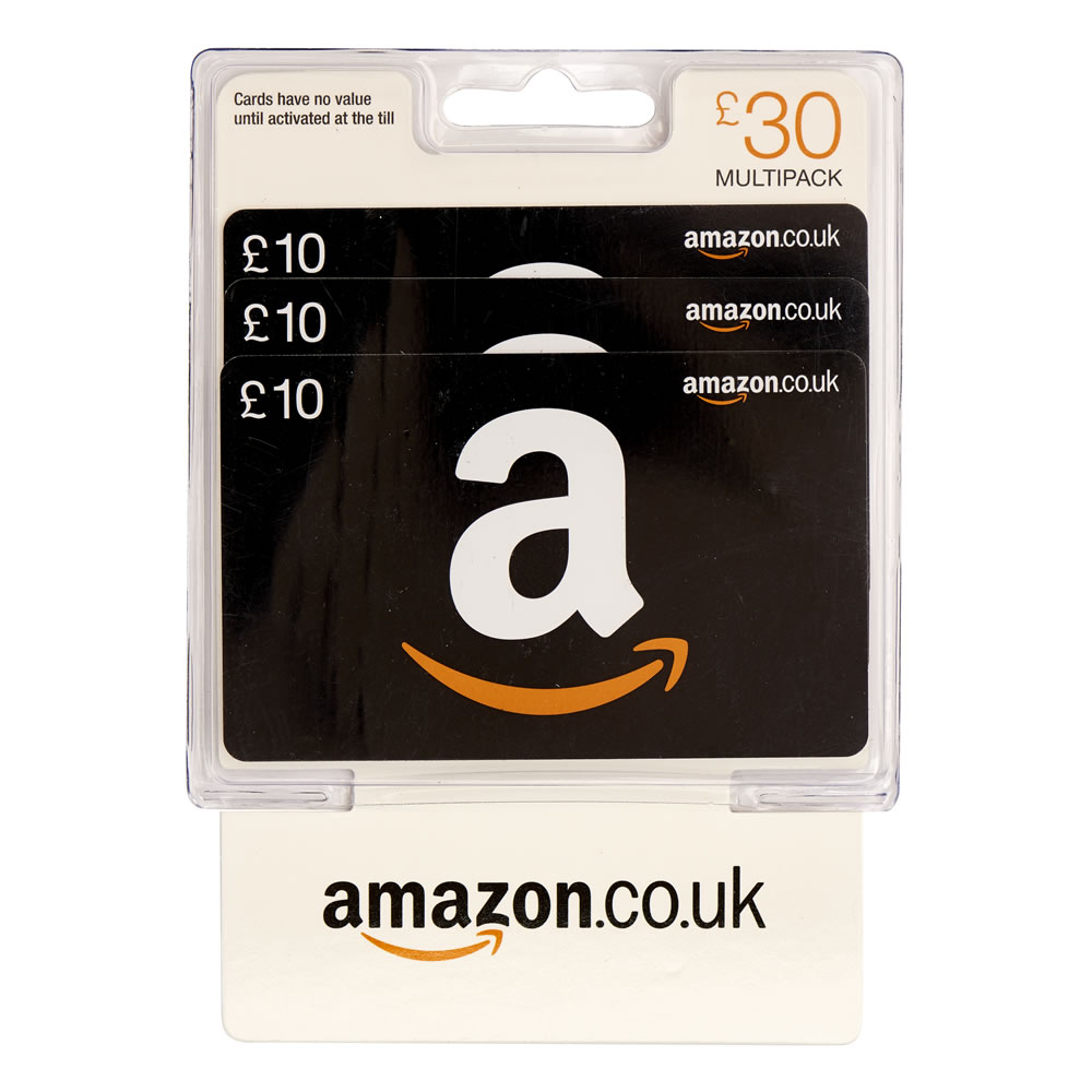 Amazon Multi Pack 3x �10 Gift Card Image