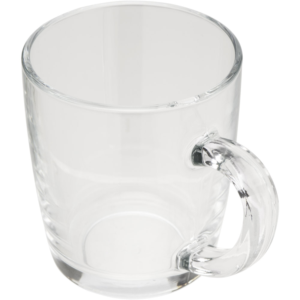 Wilko Clear Glass Tea Mug Image 2