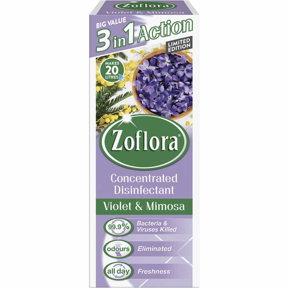 Zoflora Concentrated Disinfectant Mimosa and Violet 500ml Image