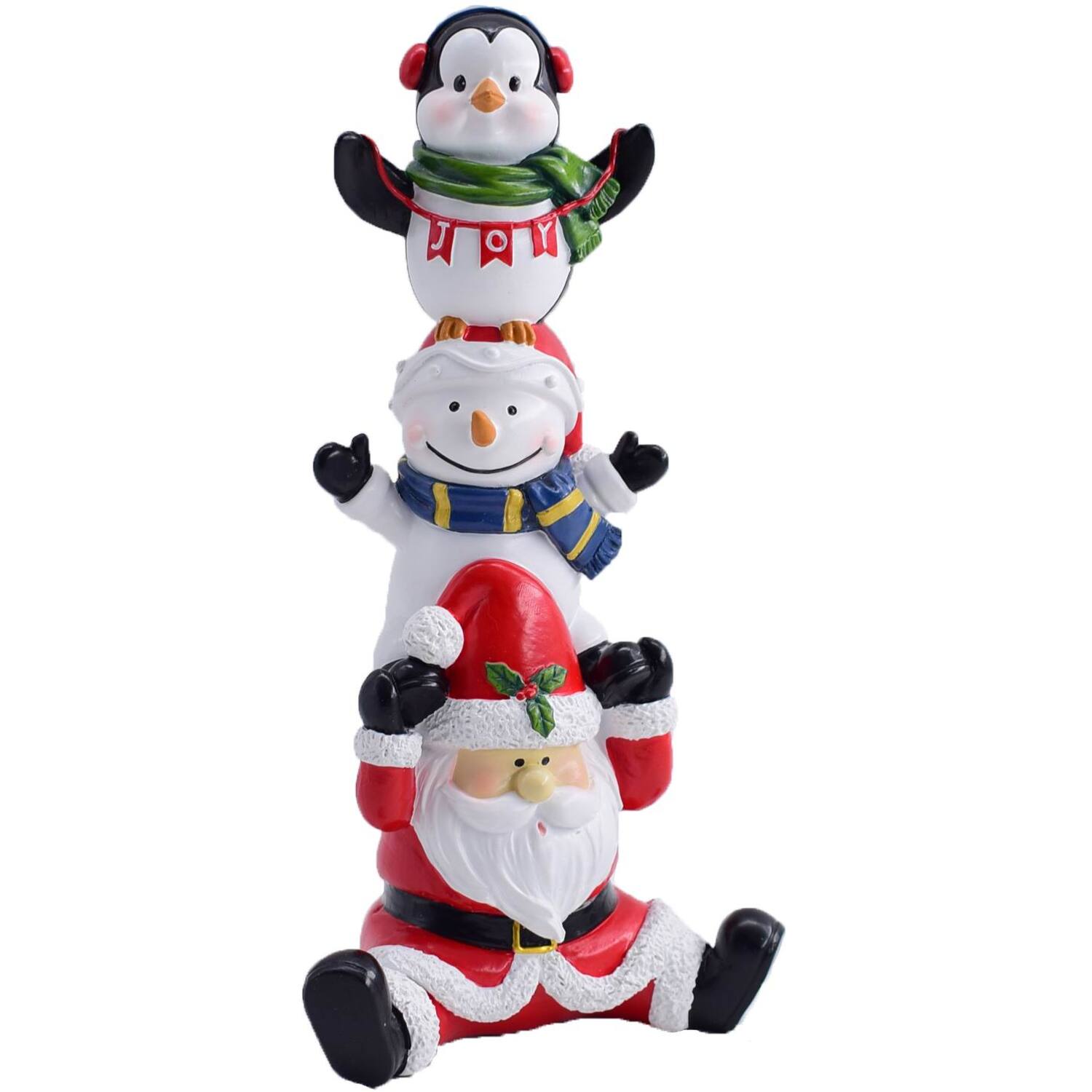 Santa White Snowman Penguin Decoration Image
