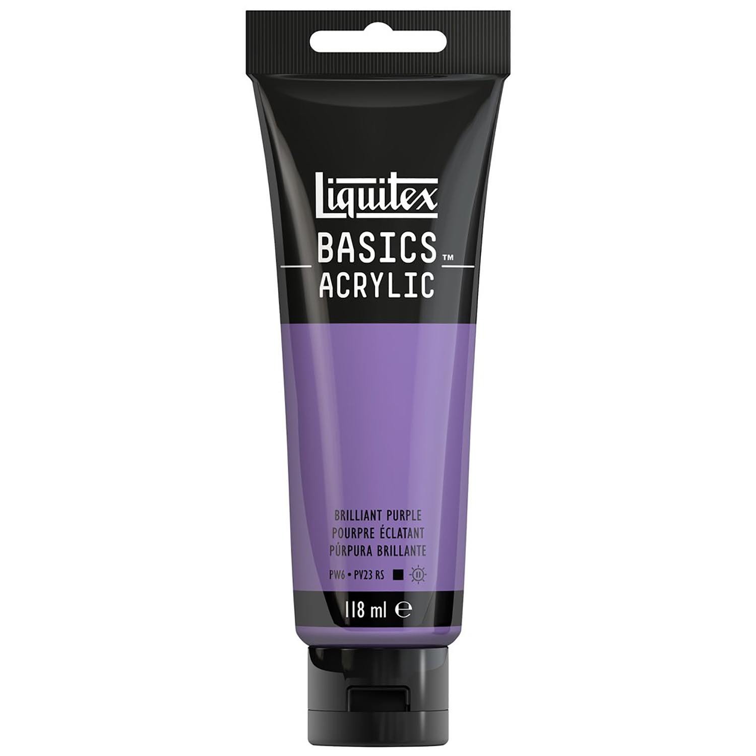 Liquitex Basics Acrylic Paint Brilliant Purple 118ml Image