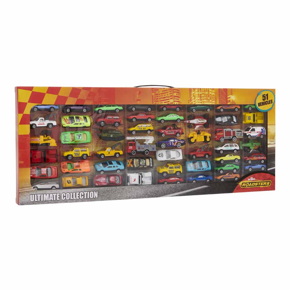 Wilko Roadsters Ultimate Collection Diecast Cars 51 piece Image 1