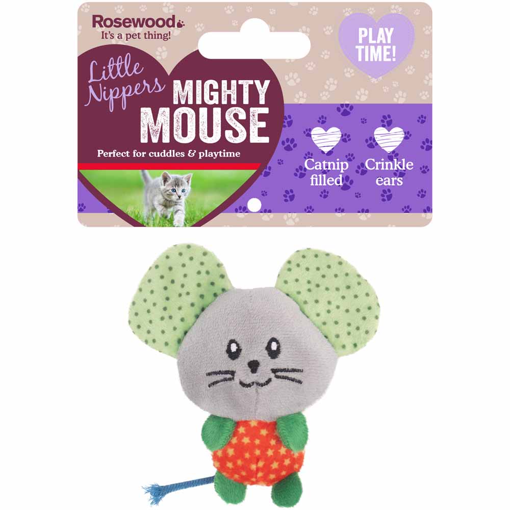 Little Nippers Mighty Mouse Cat Toy Image 9