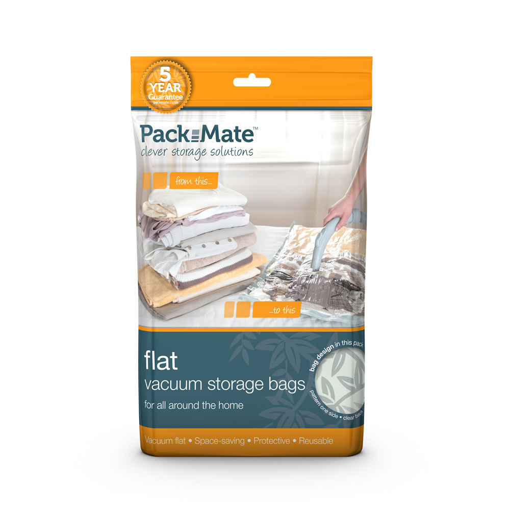 Pack Mate Flat Vacuum Storage Bags 4 pack Image 1