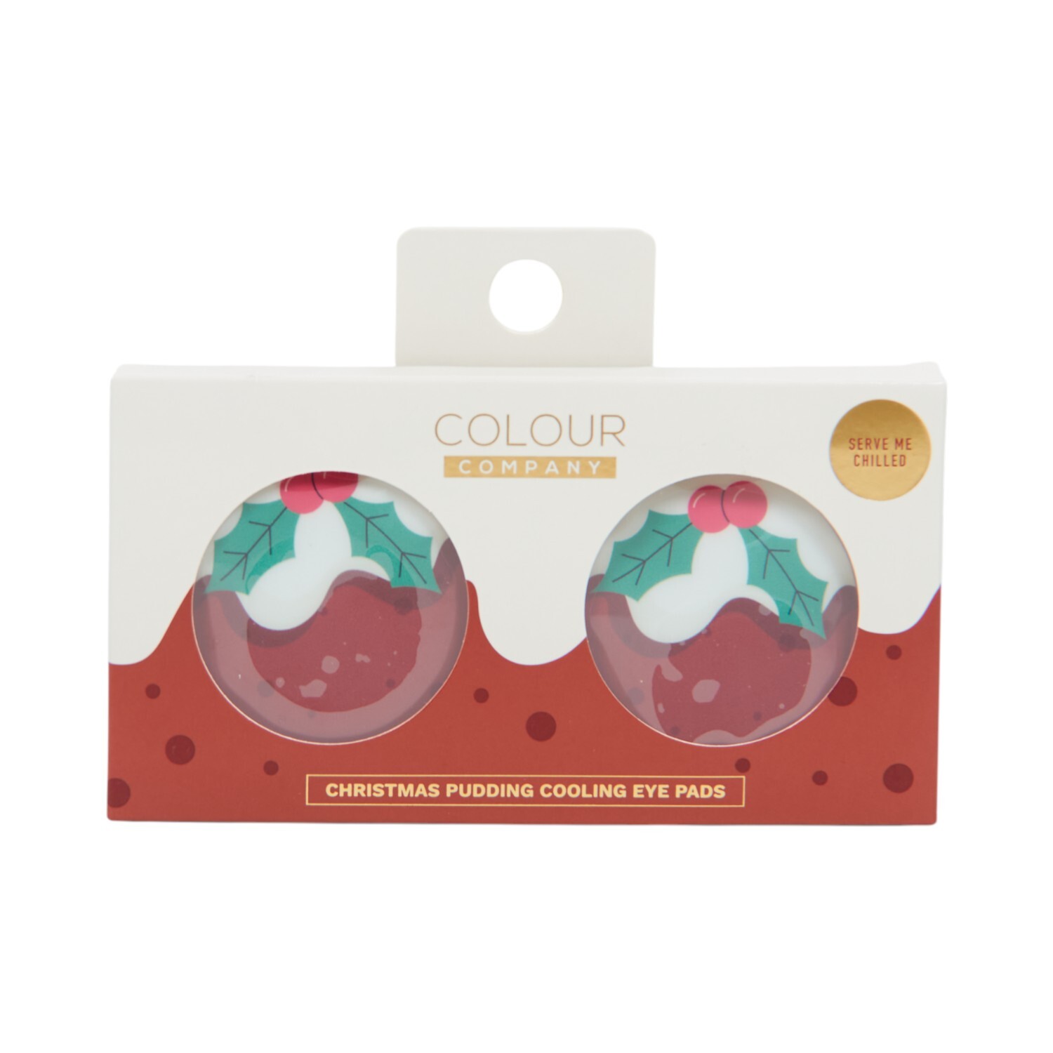 Christmas Pudding Cooling Eye Pads Image 1