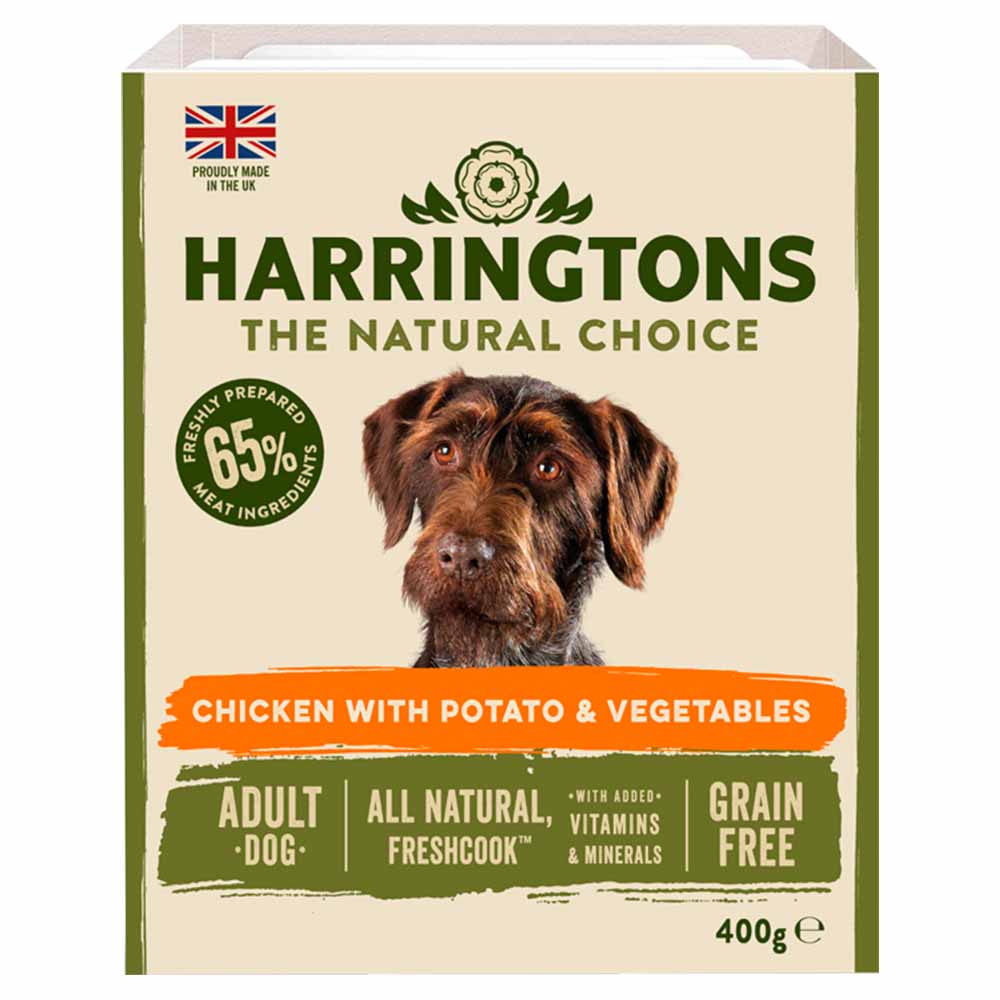 Harringtons Chicken & Potato with Veg, Wet Dog Food 400g Image 1