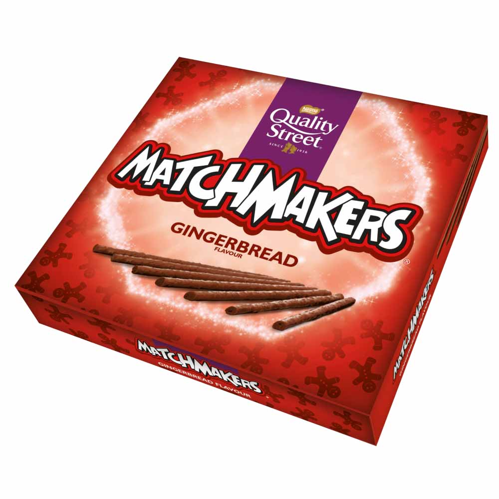 Nestle Quality Street MatchMakers Gingerbread Chocolate Sticks 120g Wilko