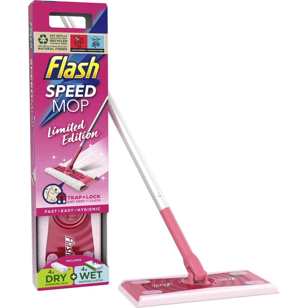 Flash Speedmop Limited Edition Pink Starter Kit Image 1