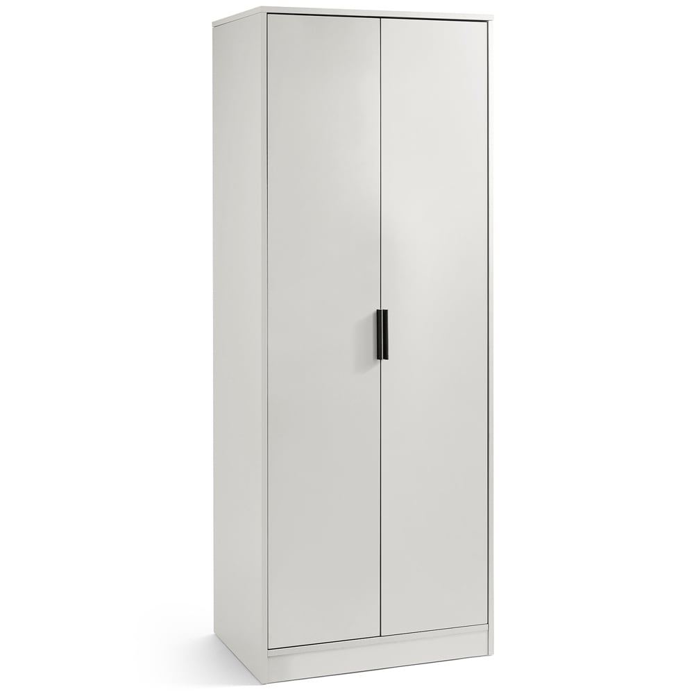 Alba 2 Door Wardrobe Silk/Grey Image 2