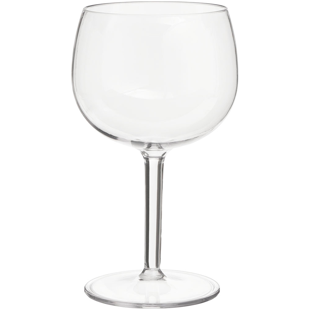Wilko Clear Plastic Gin Glasses 4 Pack Image 2