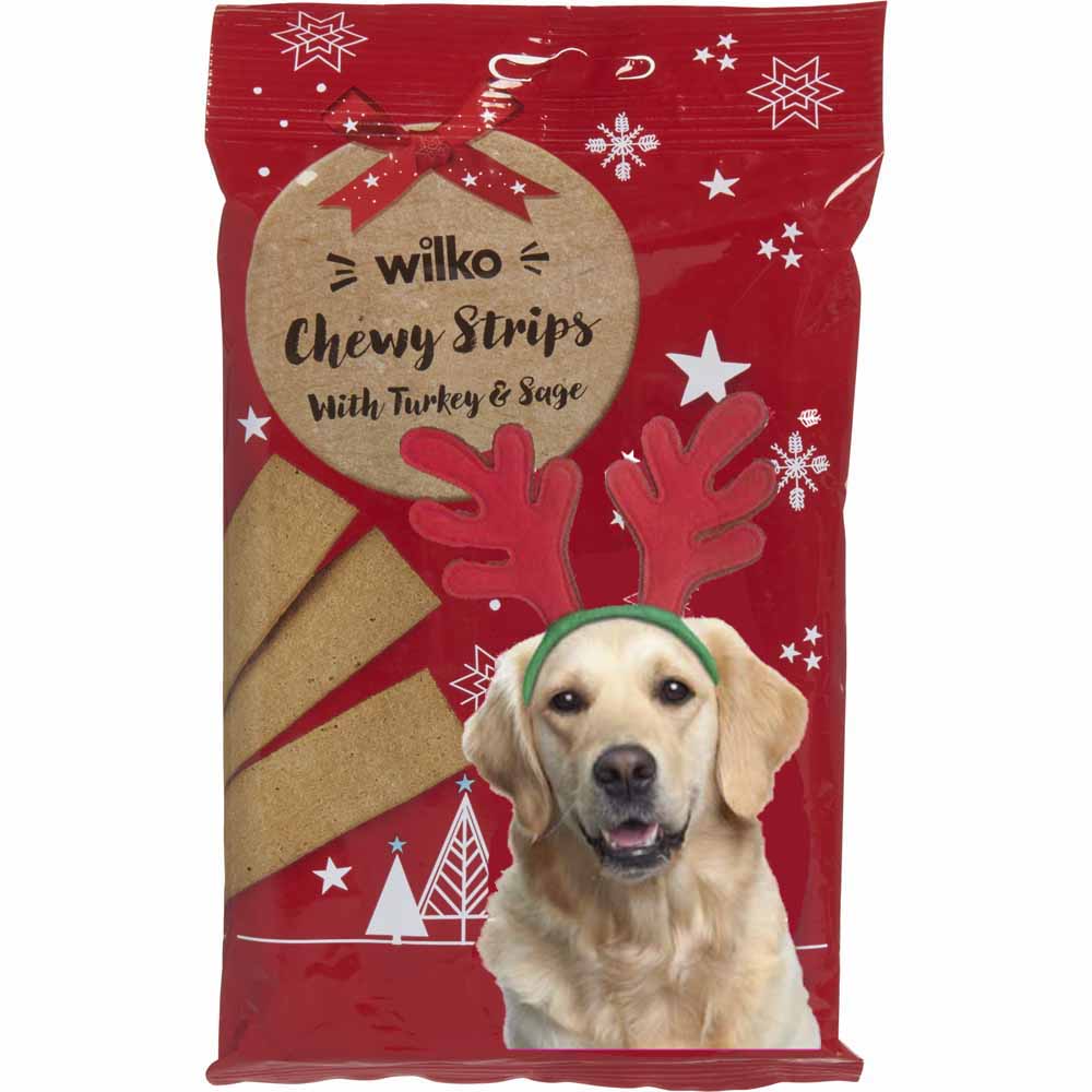 Wilko Chewy Strips Turkey and Sage 20 Pack Image