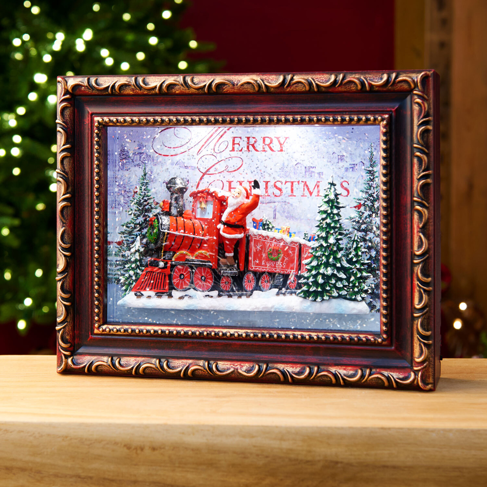 Christmas Frame Glitter Spinner Image 2