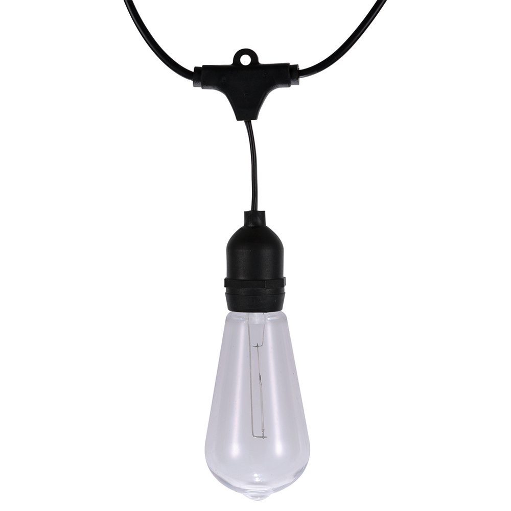 TCP ST64 E27 Warm White Decorative LED Festoon Lights 10m Image 1