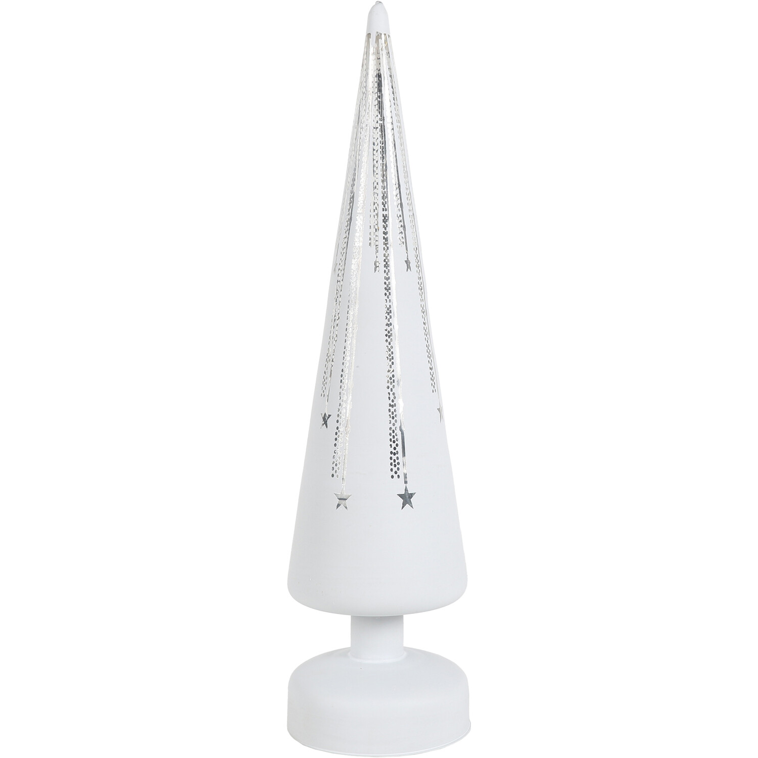 White Shining Star Tree LED Light Decoration Image 1
