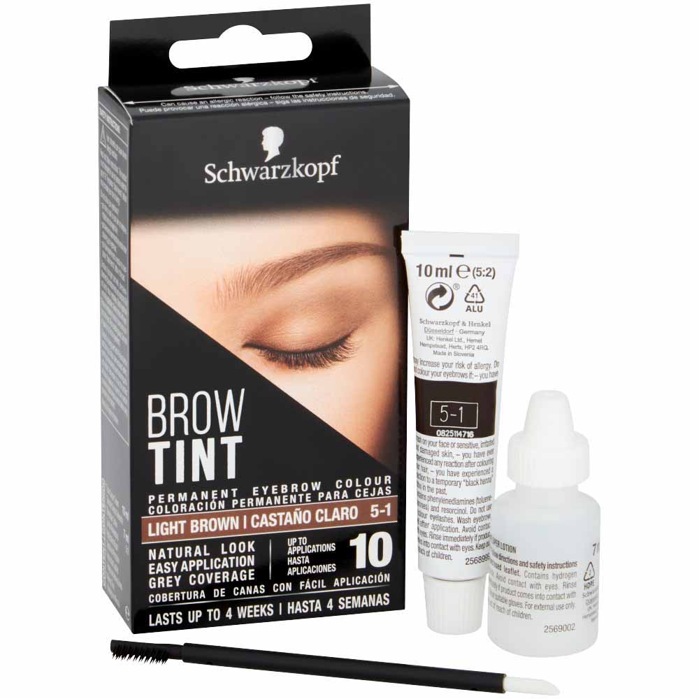Schwarzkopf Brow Tint Professional Formula Eyebrow Dye Brow Tinting Kit