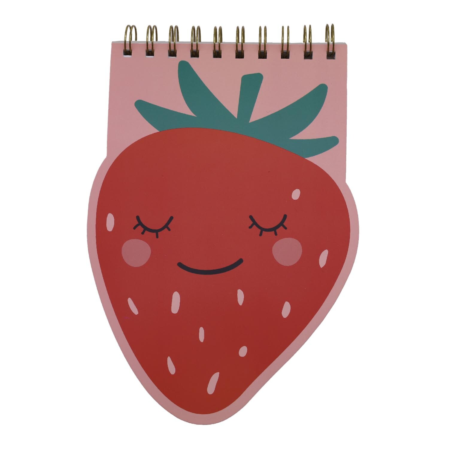 Summer Fruits Wiro Shaped Notebook - Pink Image 1