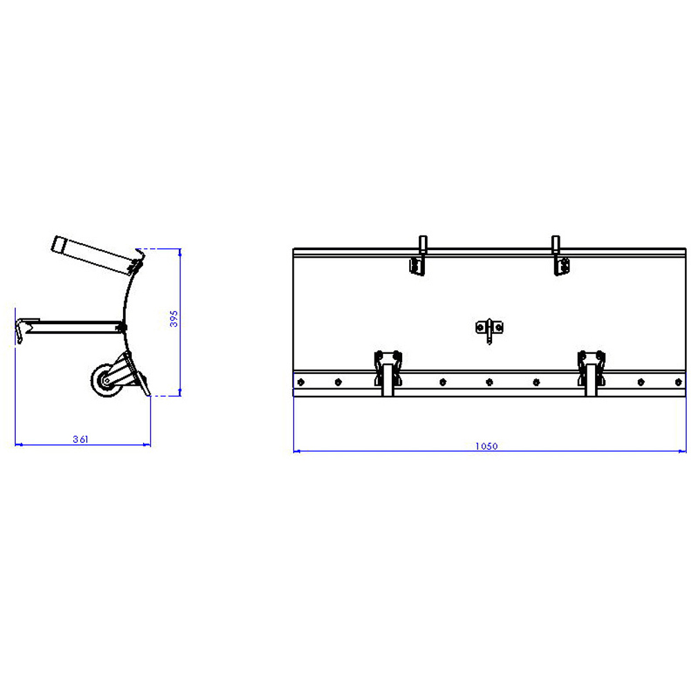 Zipper ZI-KM1000 Petrol Road Sweeper Image 8