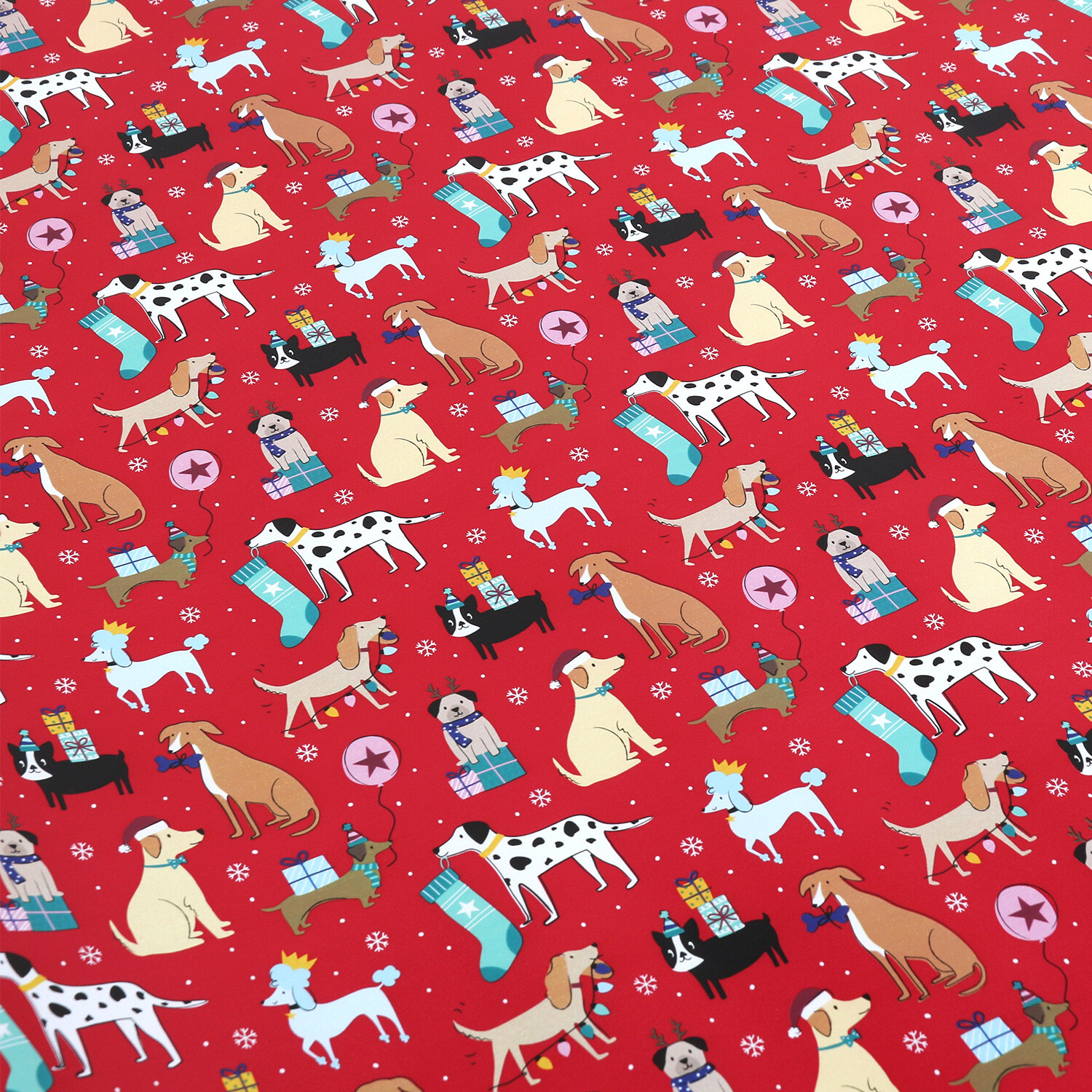 Festive Animals Wrapping Paper 8m Image 1