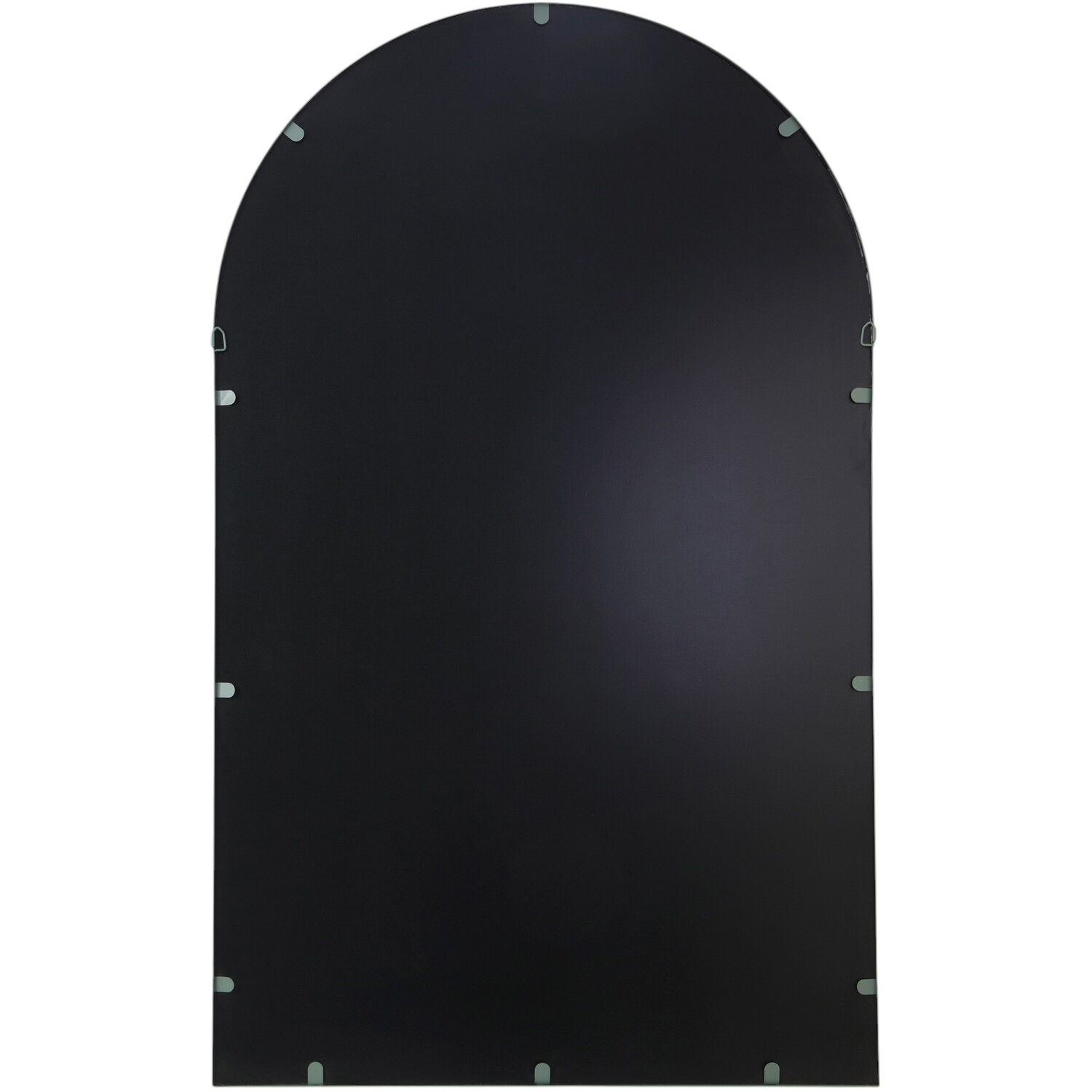 Wide Metal Arch Mirror  Greige Image 7
