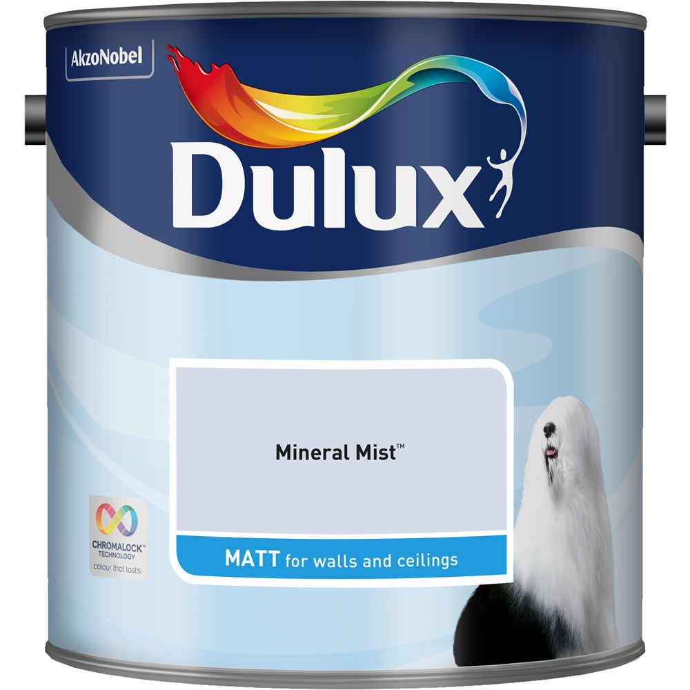 Dulux Mineral Mist Matt Emulsion Paint 2.5L Image 1