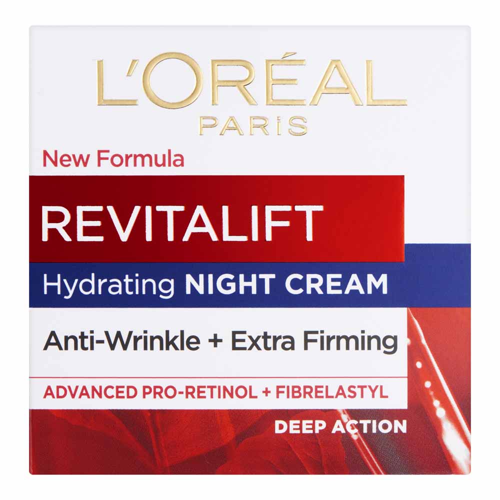 L’Oréal Paris Revitalift Anti Wrinkle Night Cream 50ml Image 1