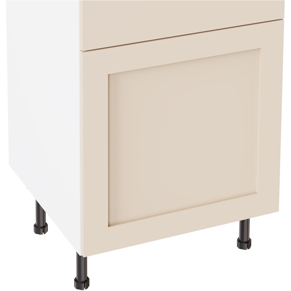 Kitchen Kit Shaker Matt Cashmere Drawerline Base Cabinet 600mm Image 3