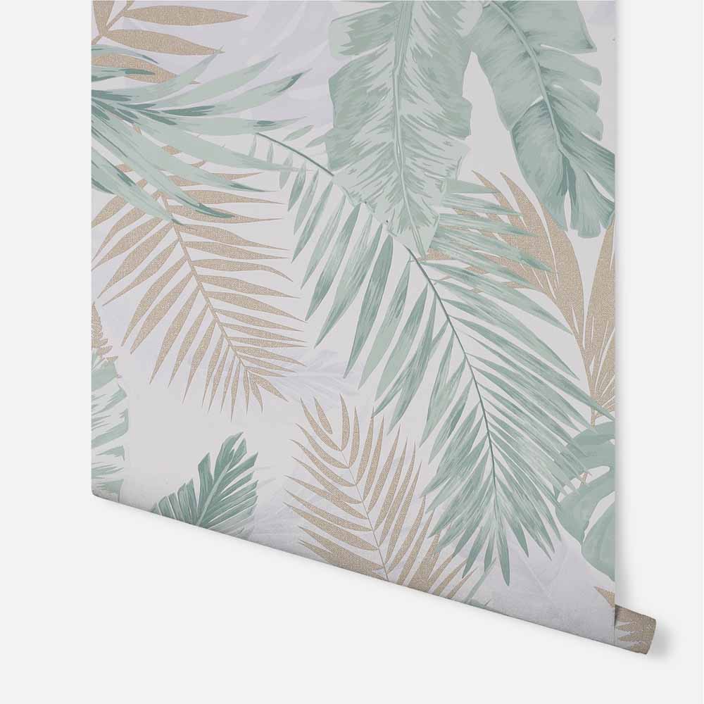 Arthouse Soft Tropical Green Wallpaper Image 3
