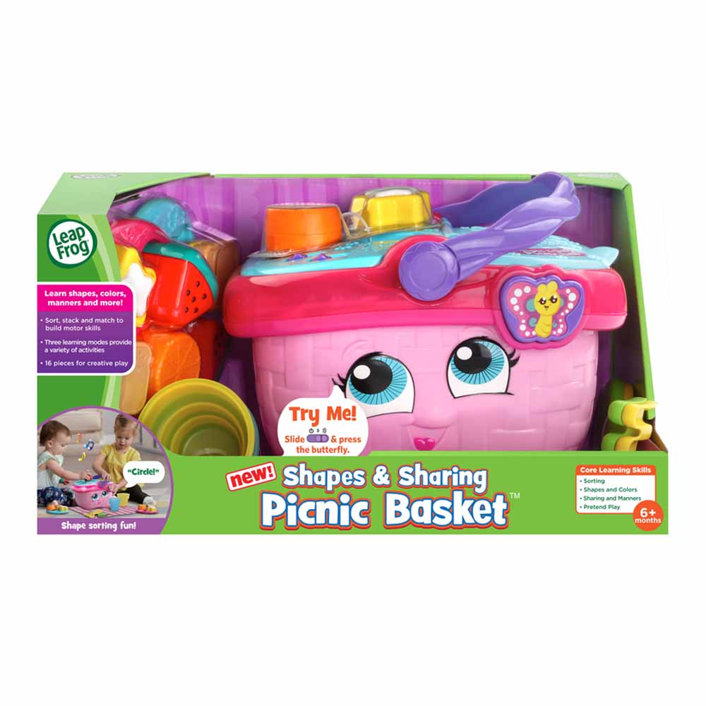 Leapfrog Shapes & Sharing Picnic Basket Wilko