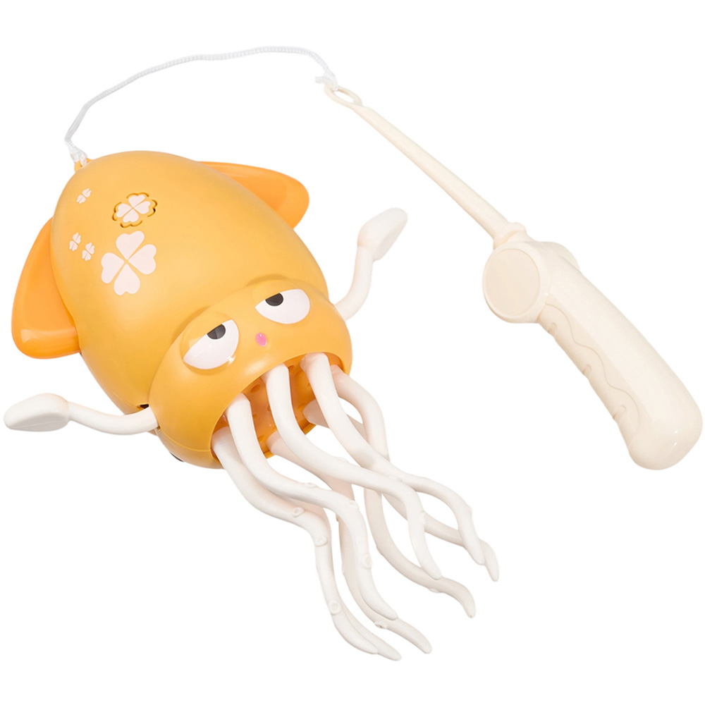 H&O Direct Kids Yellow Interactive Dancing Octopus Toy with Light and Music Image 1
