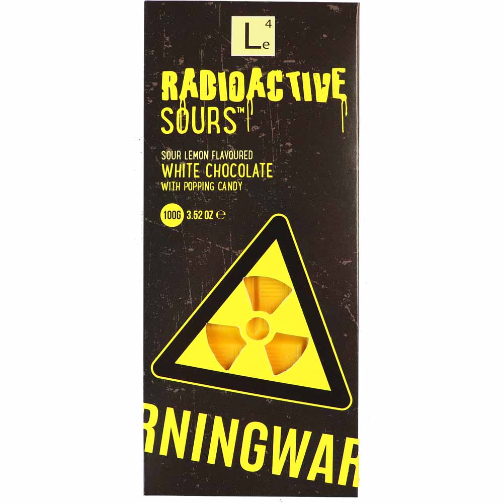 Radioactive Sours Chocolate Bar 80g Image 2
