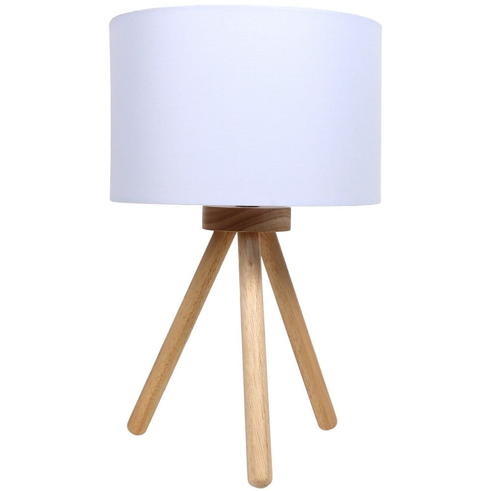 Arden White Tripod Table Lamp Image 1