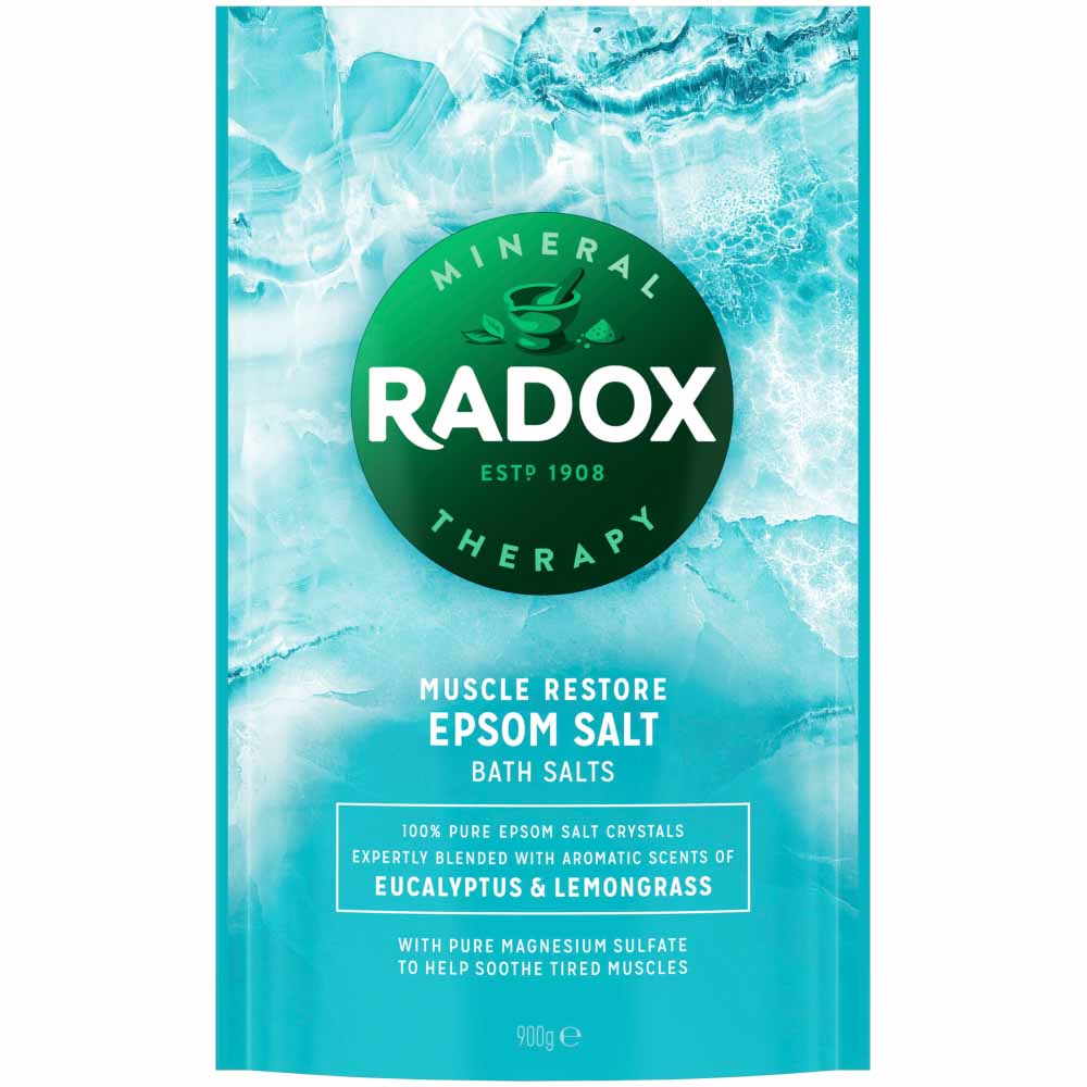 Radox Epsom Salt Bath Salts Muscle Restore 900g Image 2