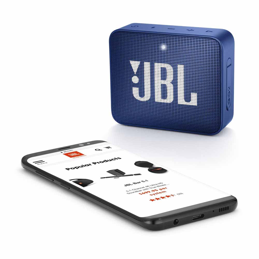 JBL GO 2 Speaker Blue Image 3