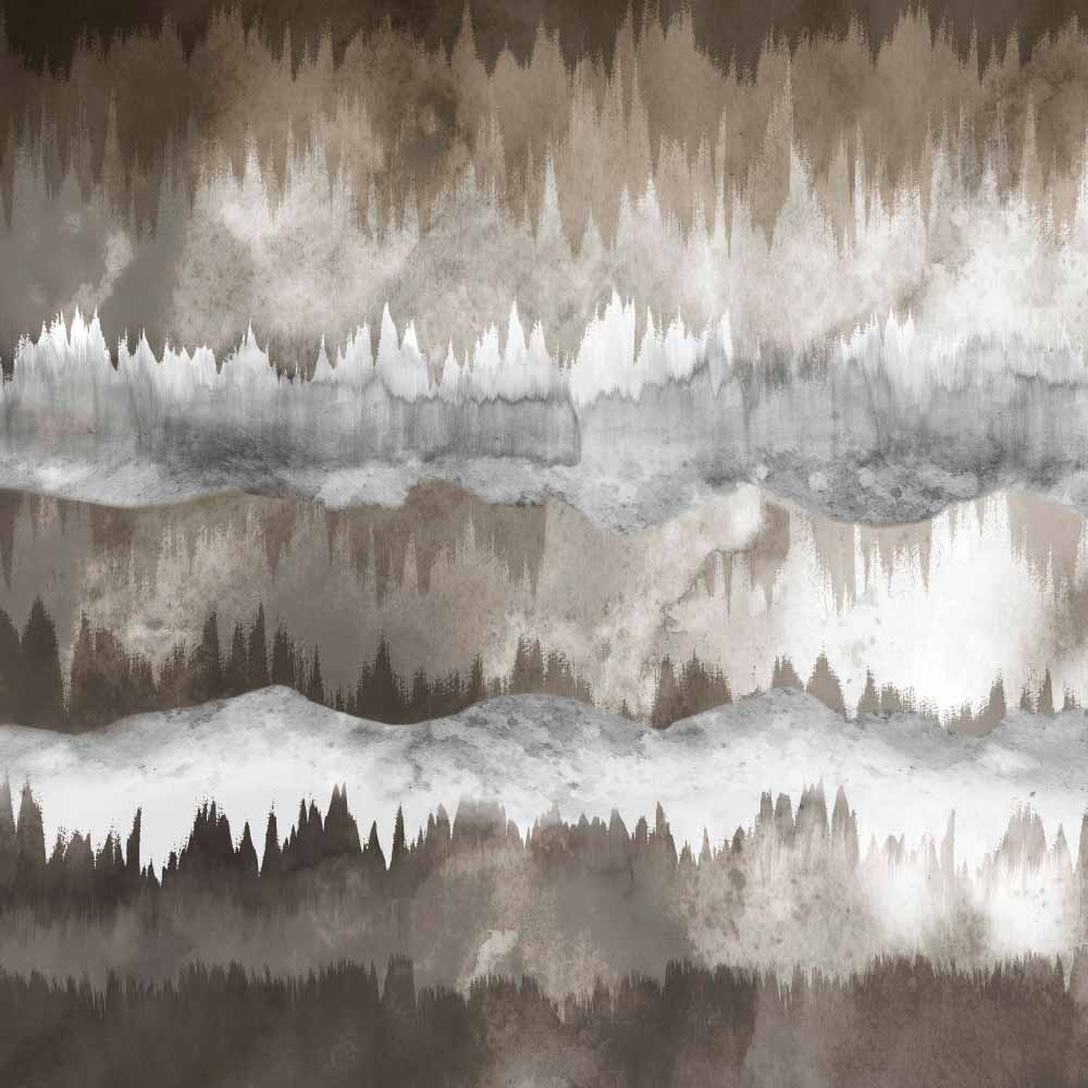 Art For The Home The Horizon Taupe Wall Mural Image 2
