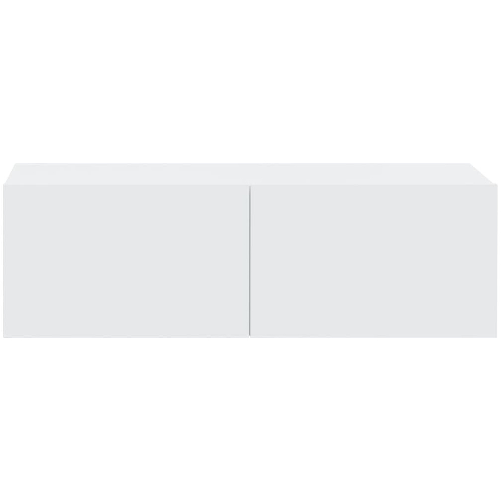 vidaXL 8 Door White Wall Mounted TV Cabinet Image 5