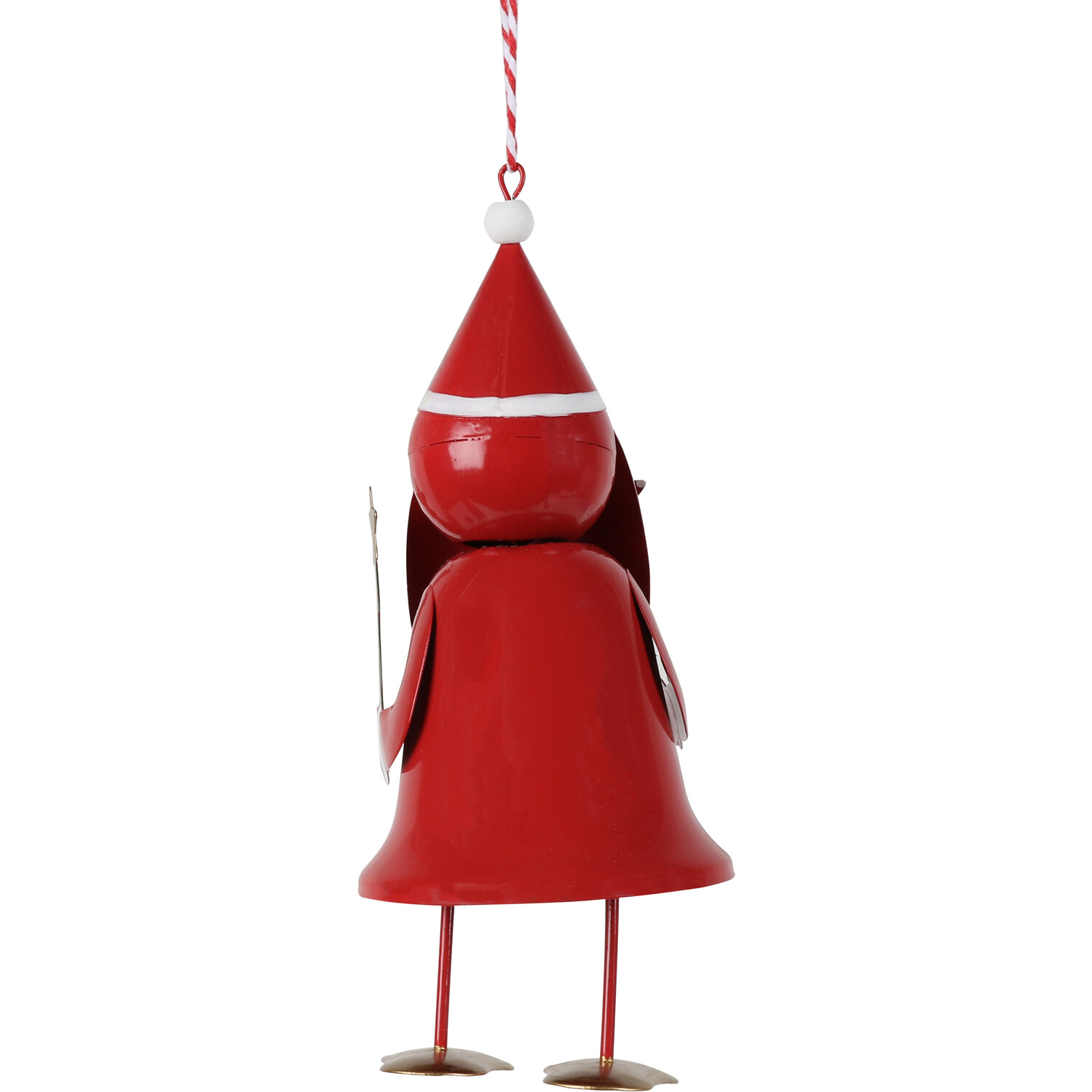 Hanging Wobbly Santa Decoration - Red Image 3