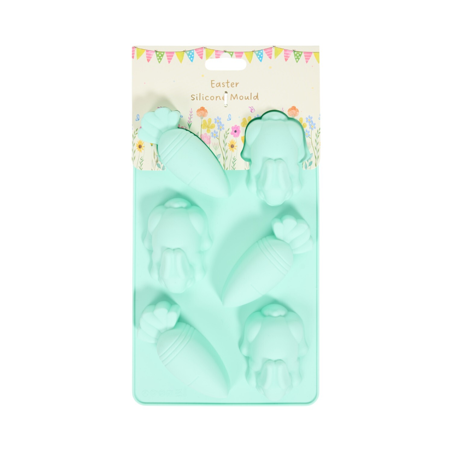 Easter Carrots and Bunny Silicone Mould Image 3