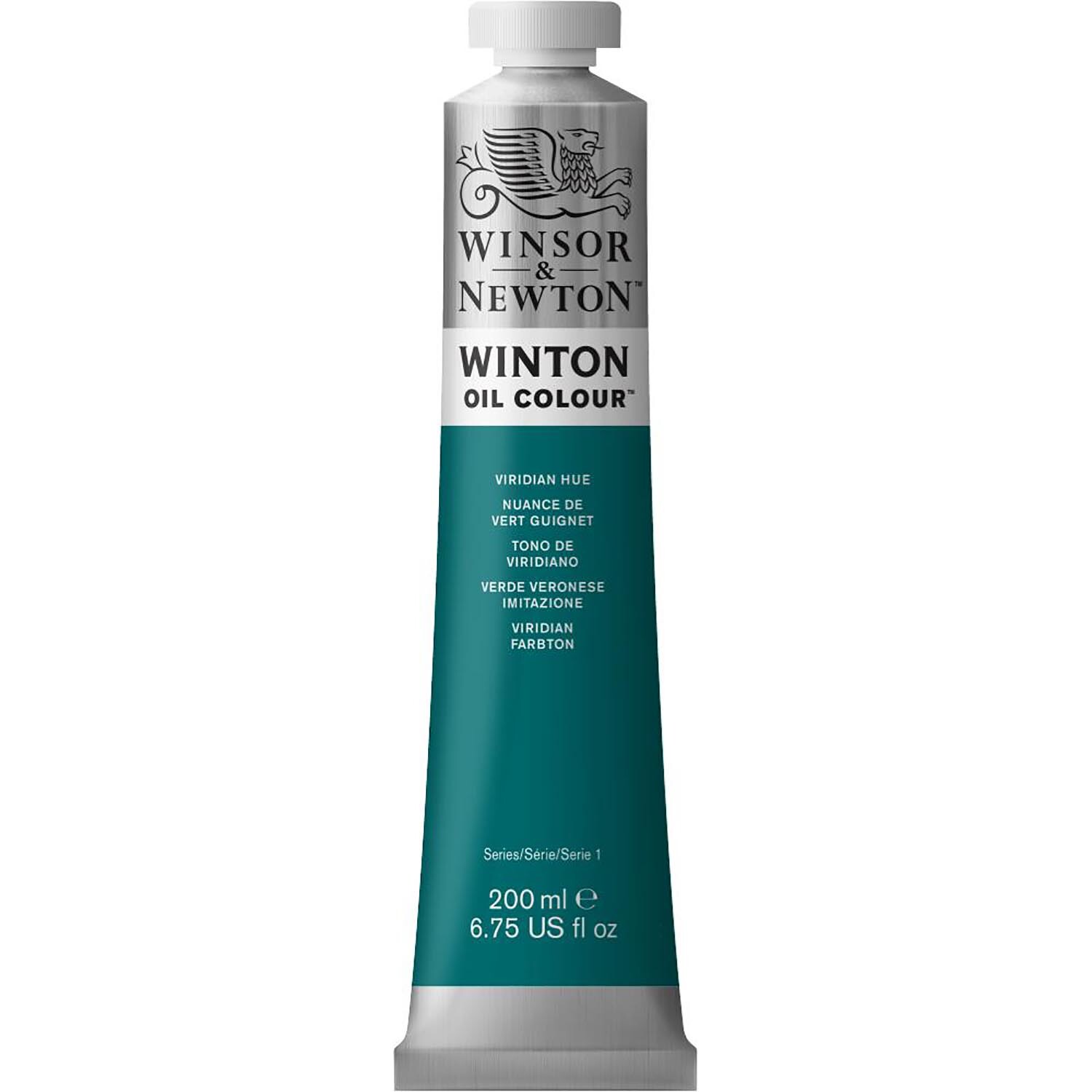 Winsor and Newton 200ml Winton Oil Colours - Viridian Hue Image