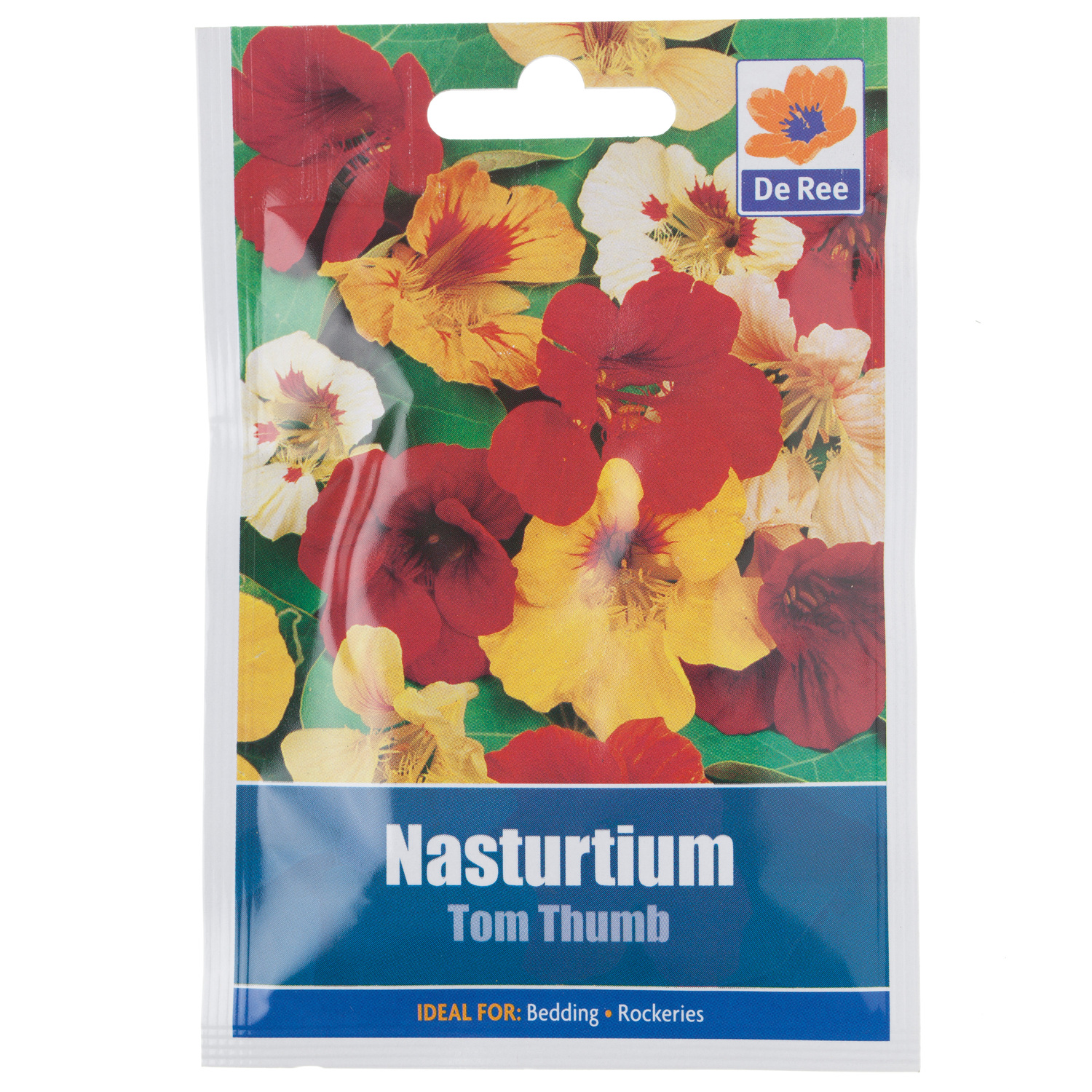 Nasturtium Tom Thumb Seed Packet Image